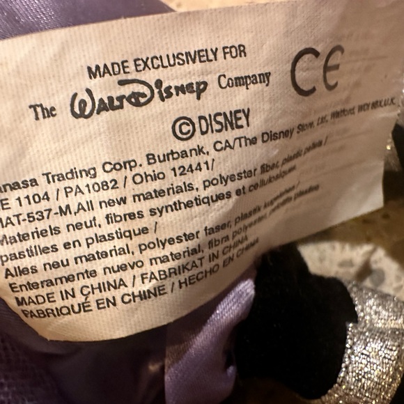 Disney World Sugar Plum Minnie  10" BEAN BAG STUFFED ANIMAL - Picture 6 of 13